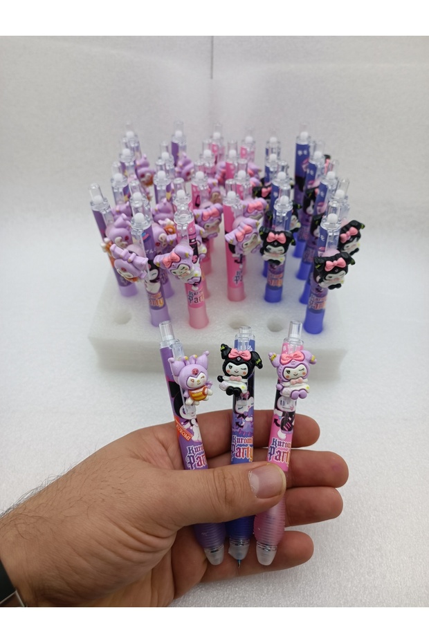 Sanrio Kawai Kromi My Melody Ballpoint Pens 3D Figure Rotating Head Special Series Gift 1Pc