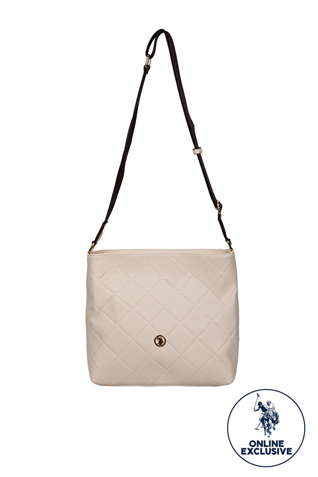 Beige.Kapitone Women's Shoulder Bag Us8358 Online Exclusive