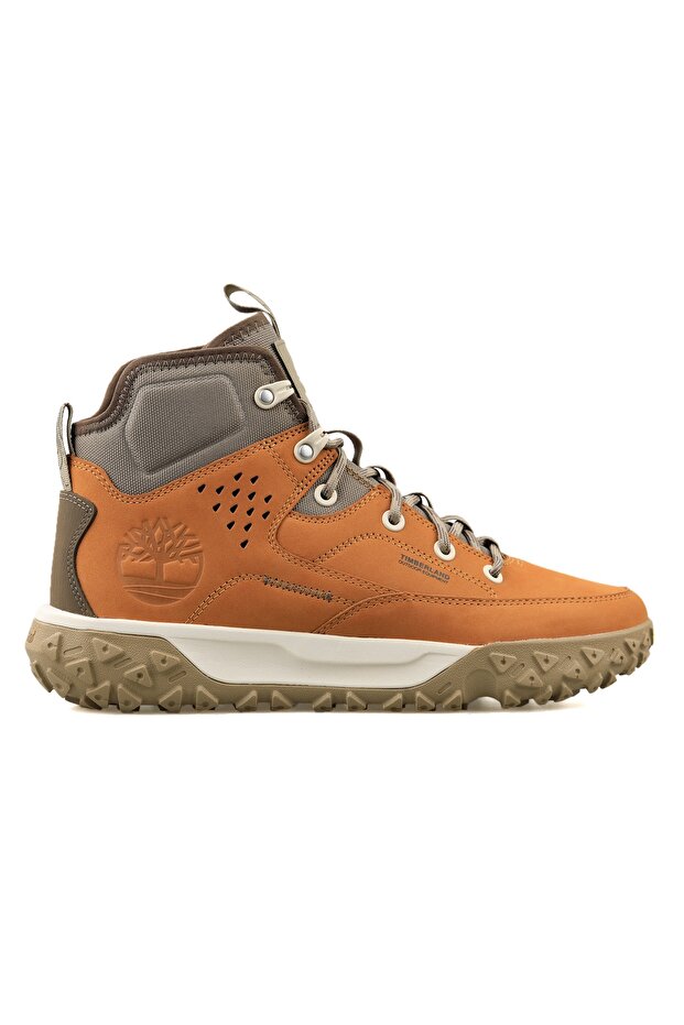 Men's Trekking Boots - Greenstride Motion 6 Mid, Laceup, Yellow Tb1A62Vc2311