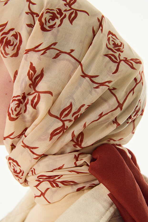 شال منقوش بألوان متعددة - 3