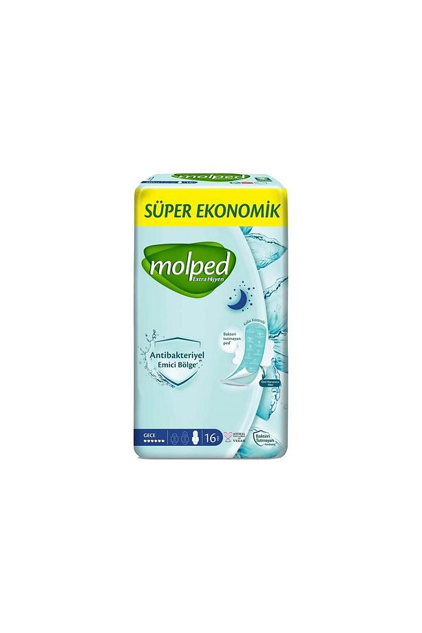 Extra Hijyen Ped Gece Extra Uzun 16 lı x 3 Adet - 3