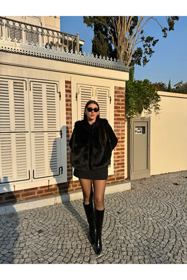Suni Kürk Yelek - 3