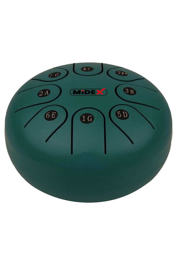 TD-68GR Çelik Dil Davul Handpan 6 İnç 8 Ton Steel Tongue Drum Full Set - 3