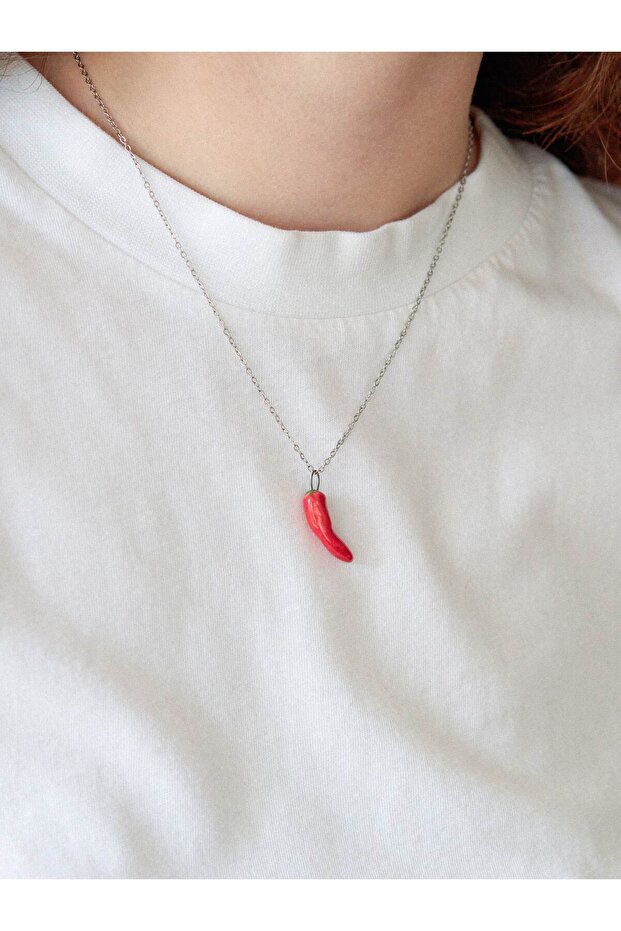 Kırmızı Biber Kolye - 1