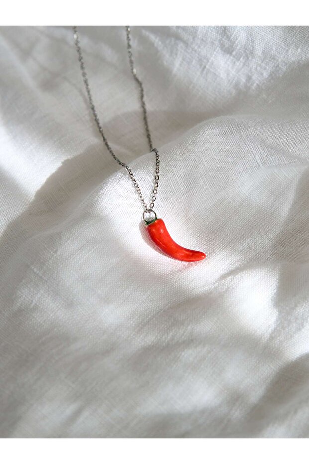 Kırmızı Biber Kolye - 4