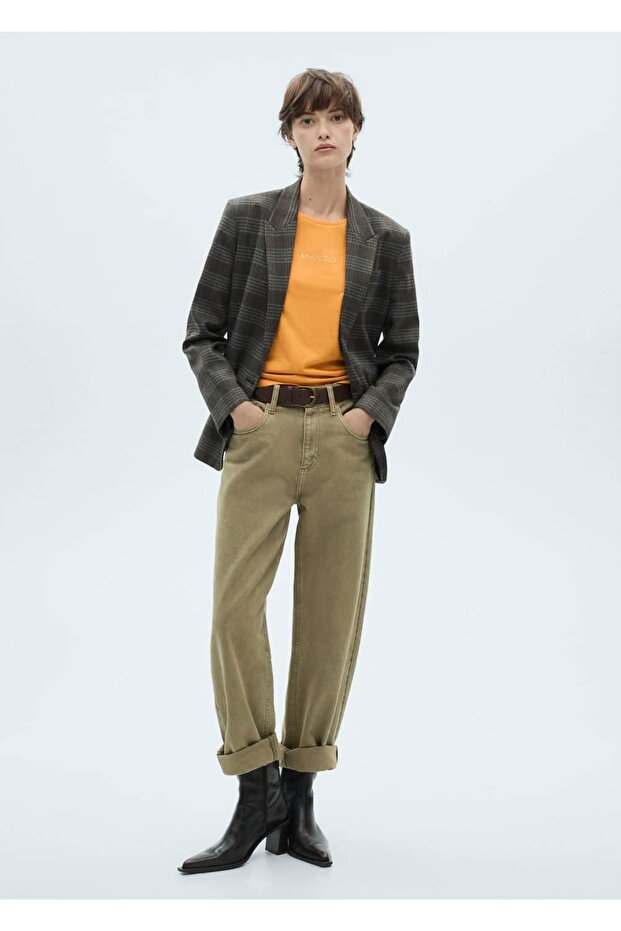 %100 pamuklu, logolu tişört - 2