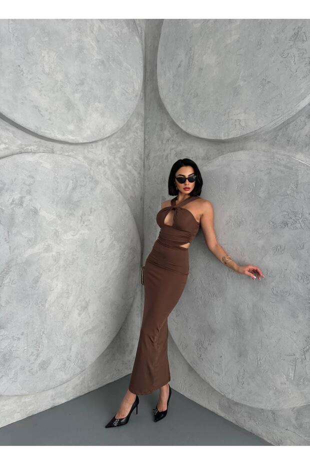 Bella Göğüs Dekolte Elbise - 6