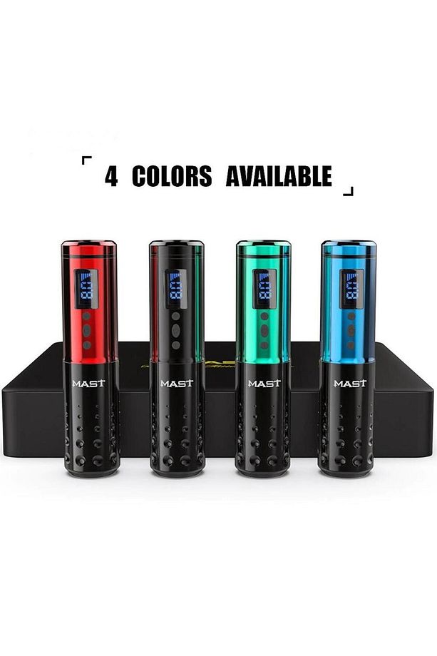 Lancer Kablosuz Dövme Makinesi -değiştirilebilir 2 Adet Pil - Black 3.5 Mm Stroke - 3