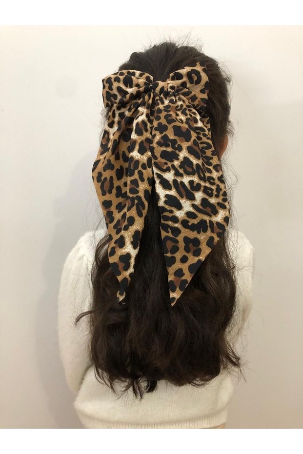 Leopard Print Long-Tailed Bow Buckle - New Year's Gift Birthday