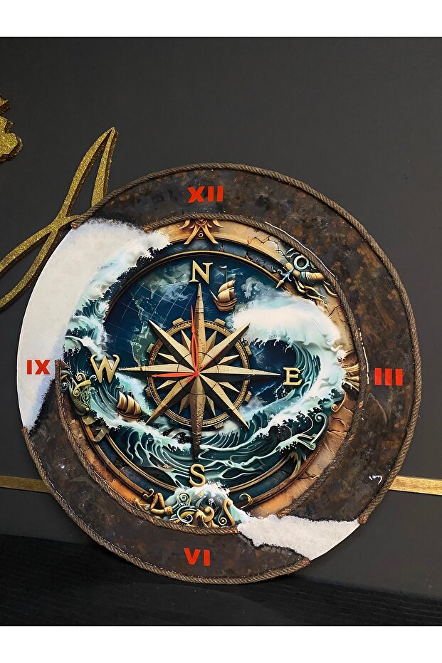 Pusula Duvar Saati - 3