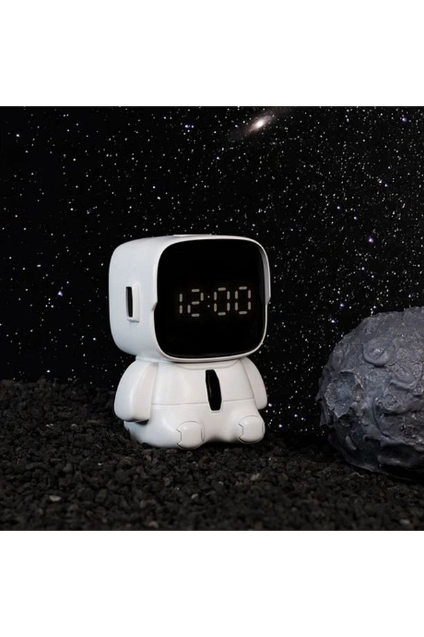 Ruyı Robot Çalar Saat Öğrenciler Usb Şarj Edilebilir Elektronik Saat Çocuk Zamanlayıcı - 4