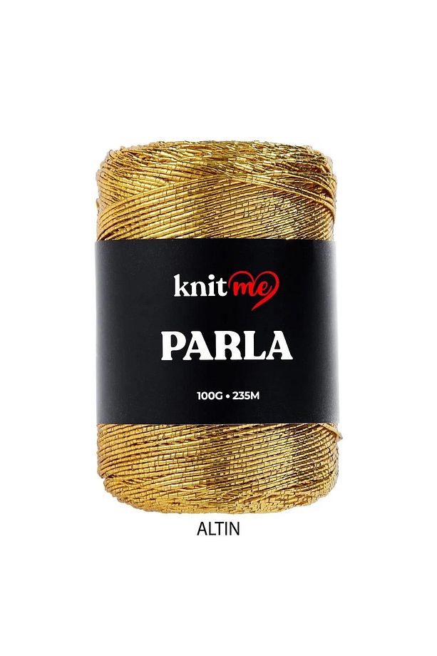Parla 100 Gram 235 Metre Simli İp - Paketleme İpi - Süs İpi - 1