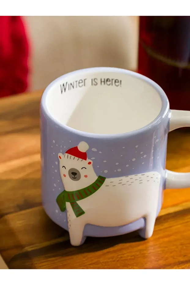 LCW HOME Karışık Baskılı Seramik Kupa 490 Ml - 3