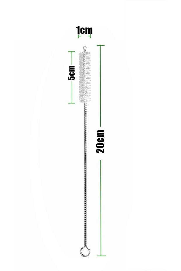 2 Adet Pipet Emzik Çaydanlık Temizleyici Fırça - 6