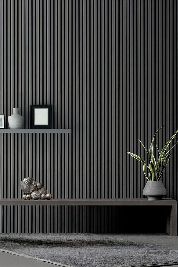 Star Slim Flex Akustik Duvar Paneli Ff Kaplama Antrasit 60x250 Cm - Ses Ve Isı Yalıtımı - 4