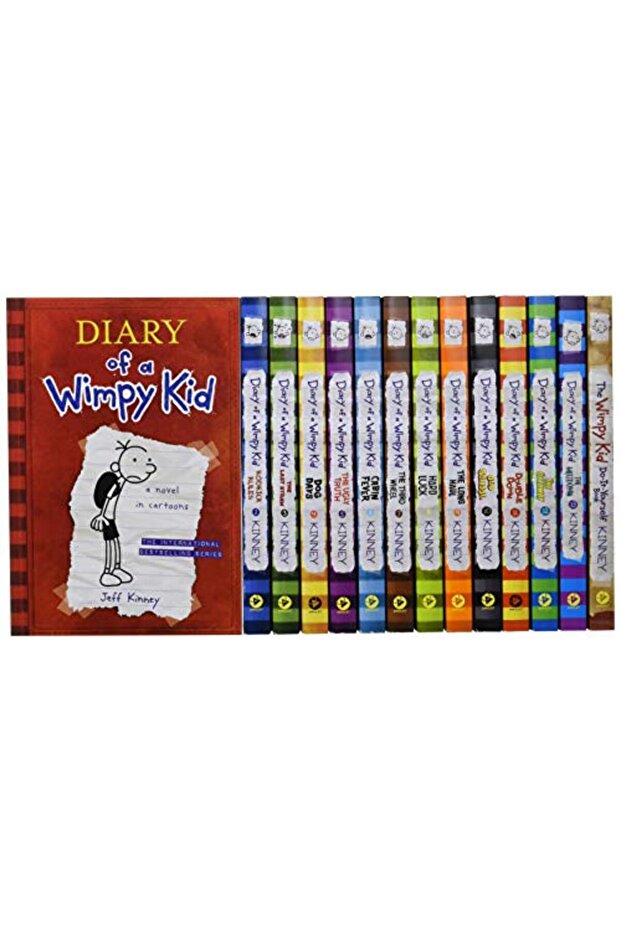 Diary Of A Wimpy Kid Box Of Books Export Edition 1–13 Diy
