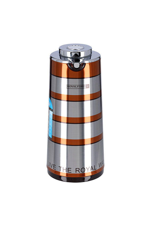RF9587 1L Double Wall Golden Figured Vacuum Flask