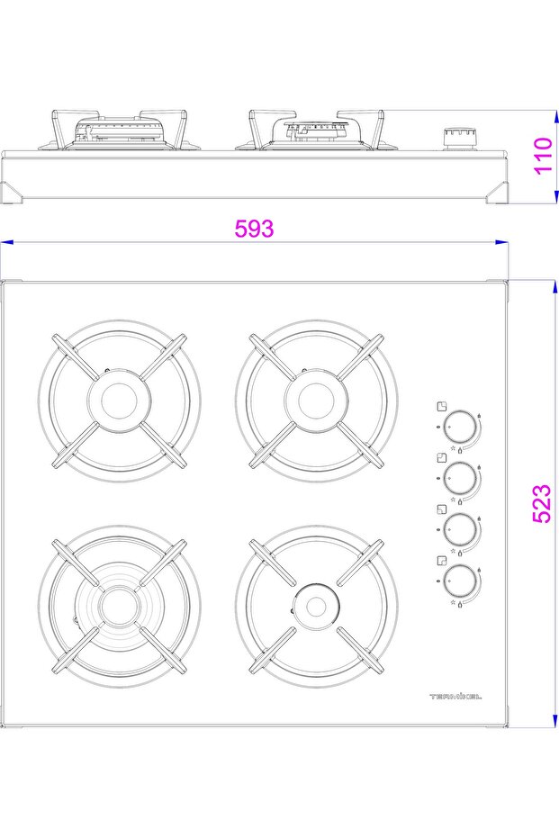 Setüstü Ocak Th P6149 B - 6