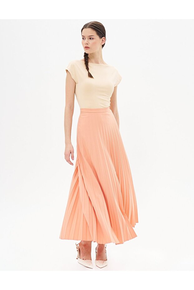 Basic Pilise Etek Şeftali - 1