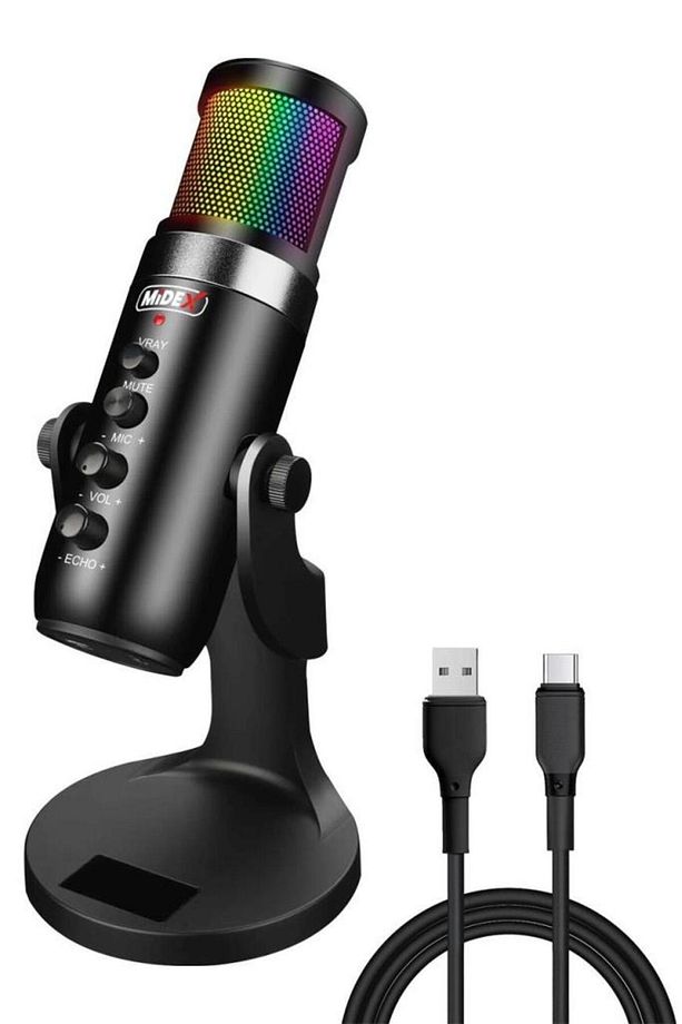Hype USB Oyuncu ve Yayıncı Mikrofonu (Kayıt Gaming Tiktok Twitch Canlı yayın Discord Youtube) - 1