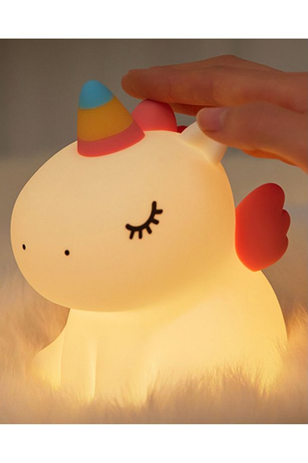 Sevimli Unicorn Silikon Çocuk Gece Lambası - 2