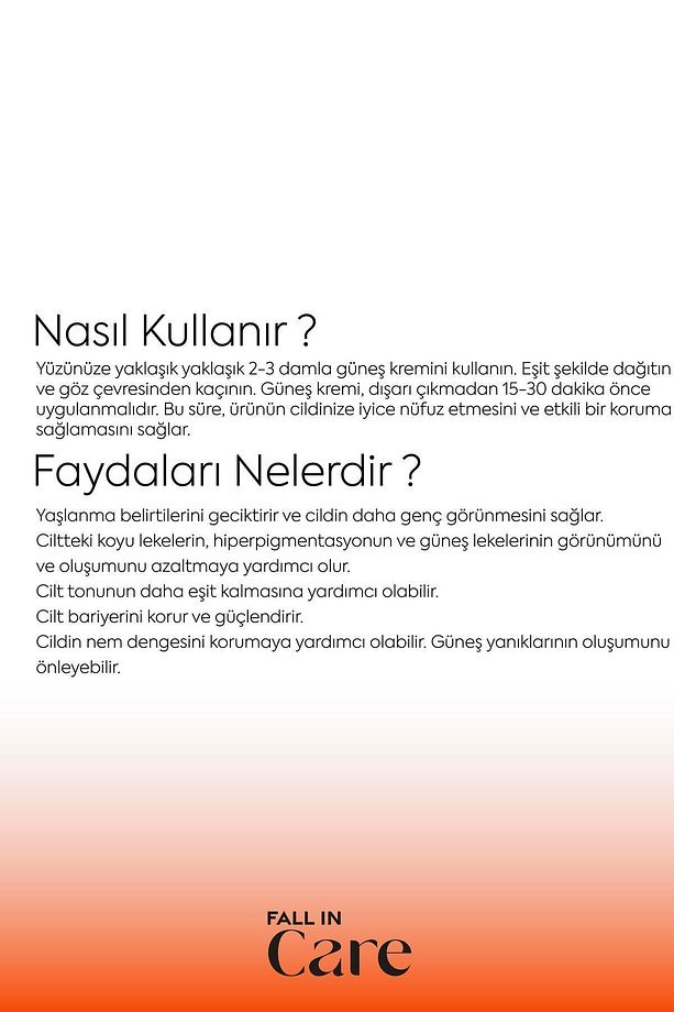 Güneş Kremi, SPF50+ Yüksek Korumalı UVA/UVB Yoğun Leke Karşıtı Güneş Kremi, 50 ml - 4