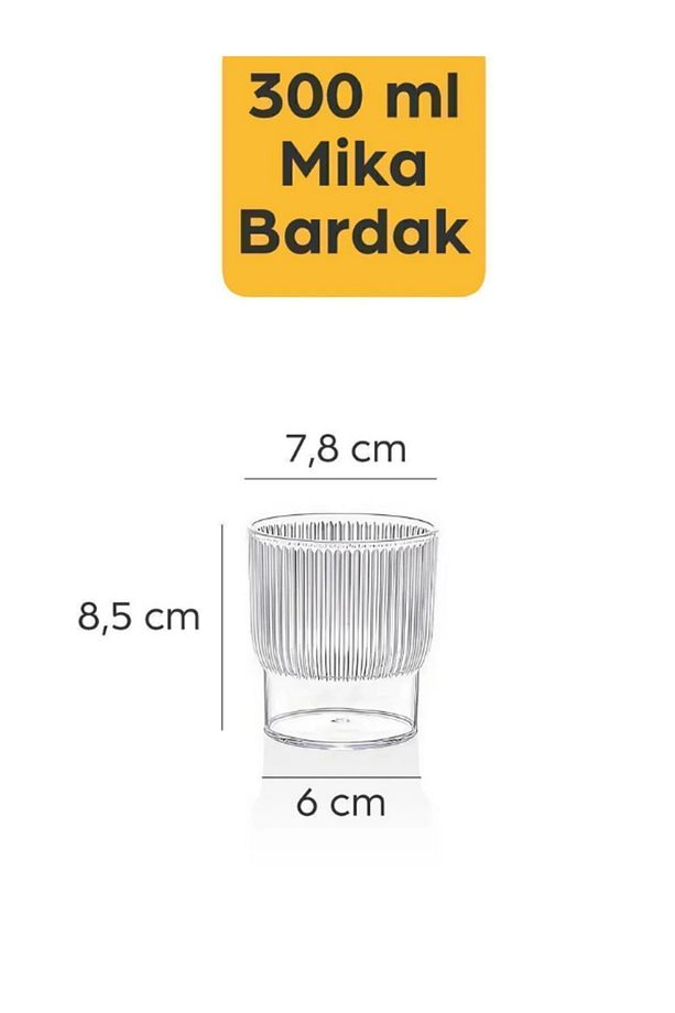 5 Parça Sürahi Ve Bardak Seti, Şık Tasarım Akrilik Başucu Sürahi Takımı - Cam Değildir- - 4