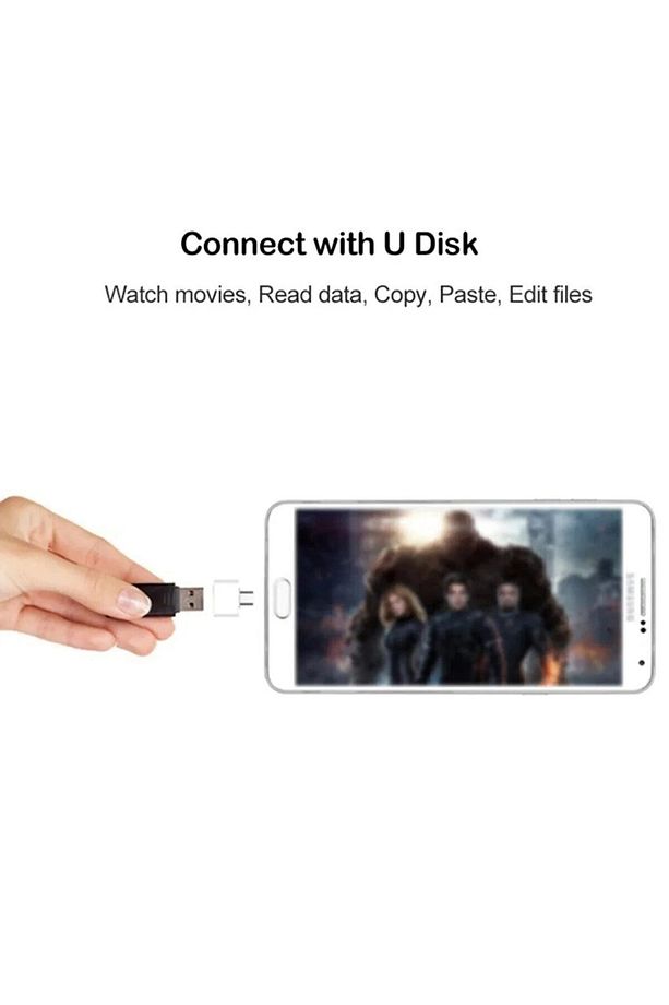 Type C Usb 3.1 Otg Telefon,macbook Klavye Mouse Flash Bellek Takma Aparatı Metal - 3