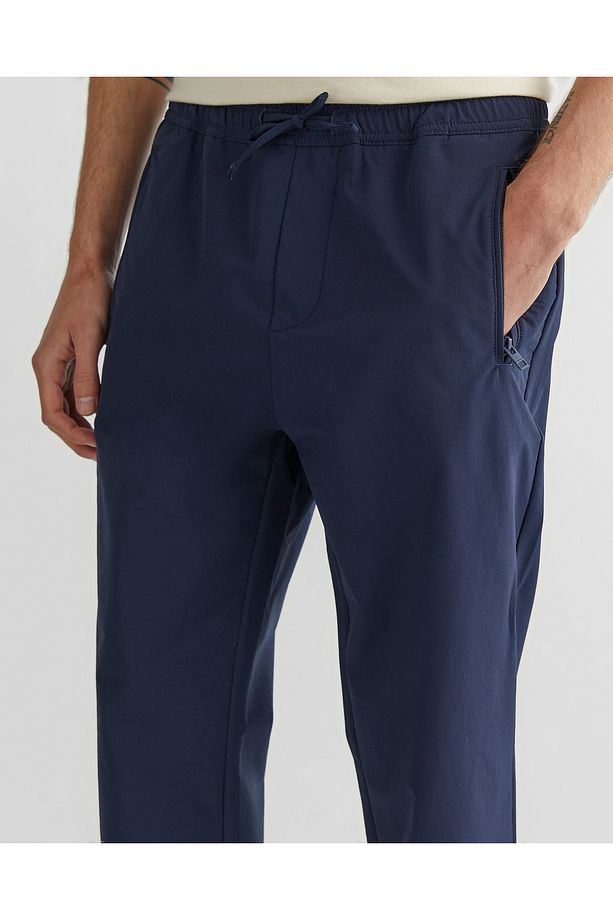 Erkek Lacivert Regular Fit Jogger Pantolon - 4
