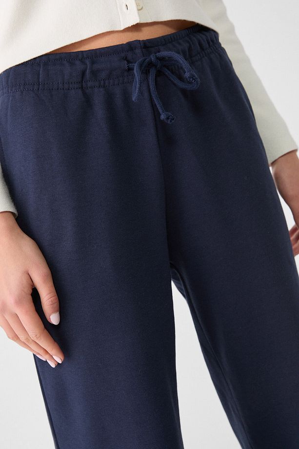 Geniş paça jogger pantolon - 4