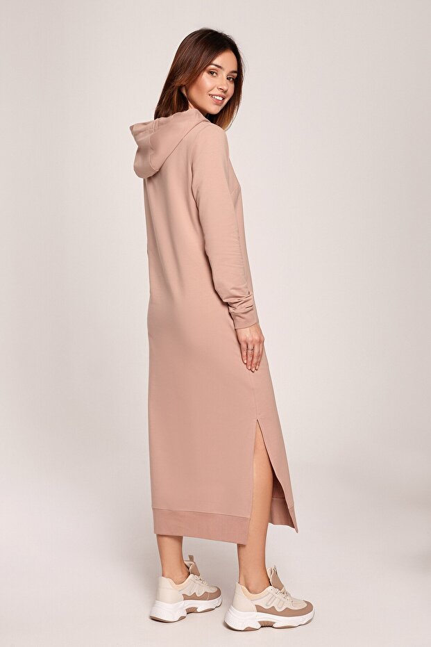 Rochie midi cu glugă - 2