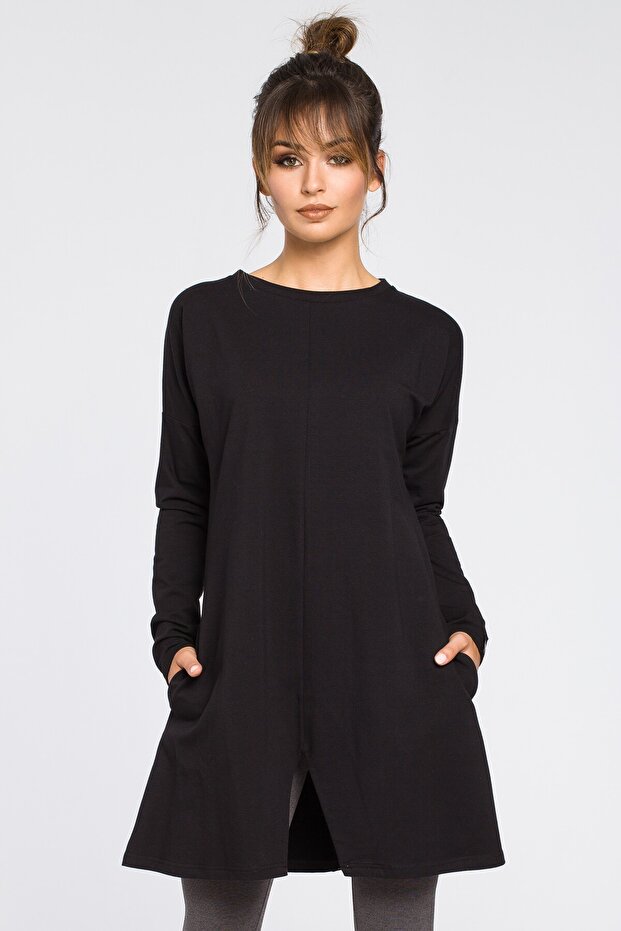Tunic with a bottom cutout - 1