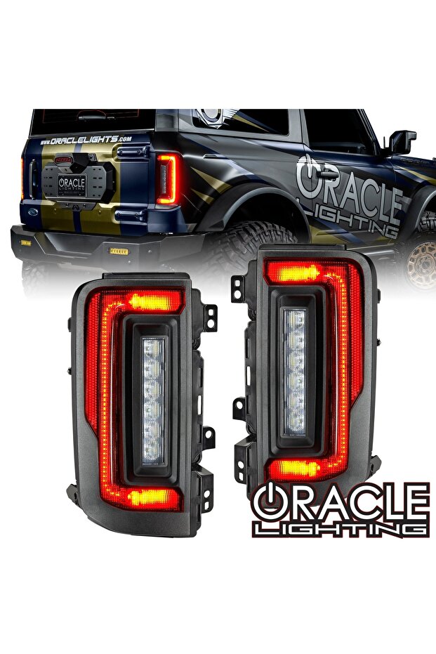 Ford Bronco 21-25 Flush Mount LED Tail Lights, Tinted