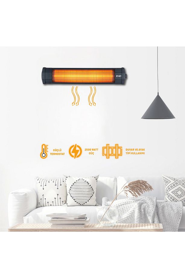 Ufo Infrared Soba 2500w Termostatlı Elektrikli Soba (DUVAR ASKI APARATLI) - 1