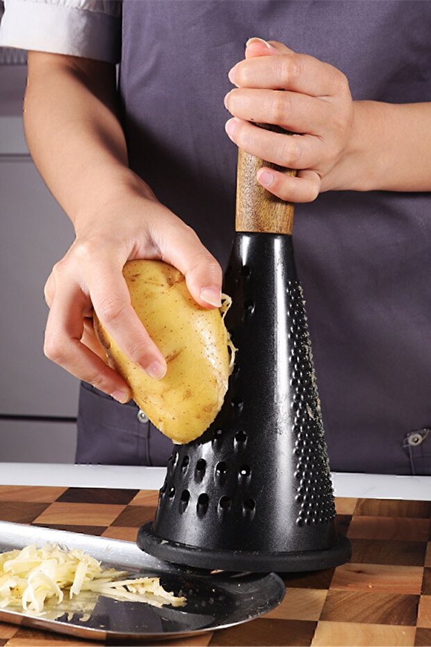 Nicoya 3 Yönlü Paslanmaz Çelik Rende Siyah - 1