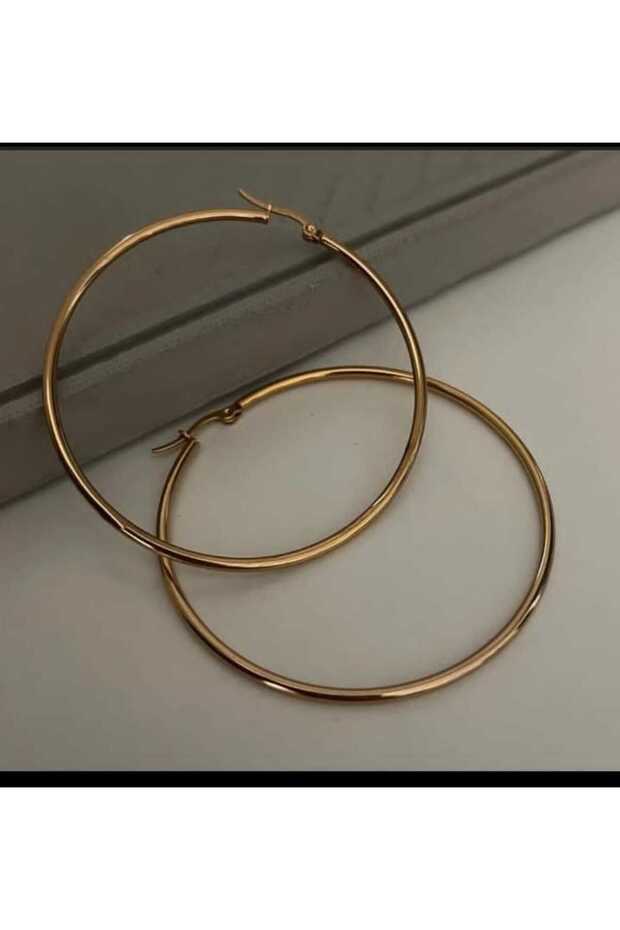 Steel Hoop Earrings