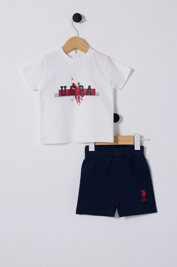 U.S. Polo Assn. Erkek Bebek Kırmızı Bebek Takım - 1