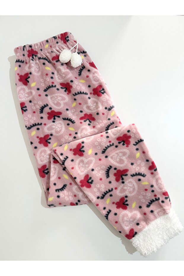 Plush Long Fleece Bottom Pajamas