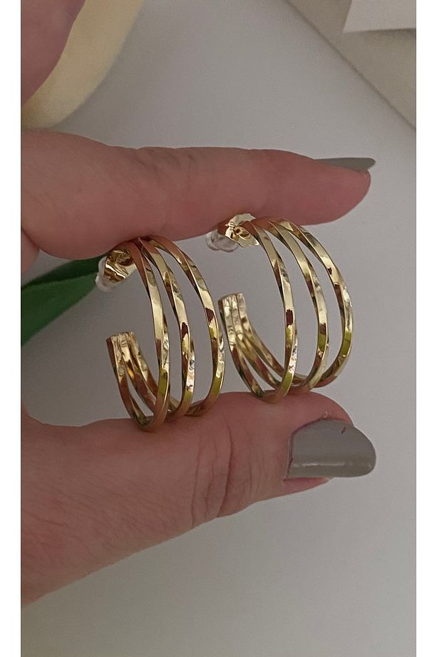 Xuping 14K Renginde Tek Delik Çoklu Görünüm Son trend kaliteli küpe - 4