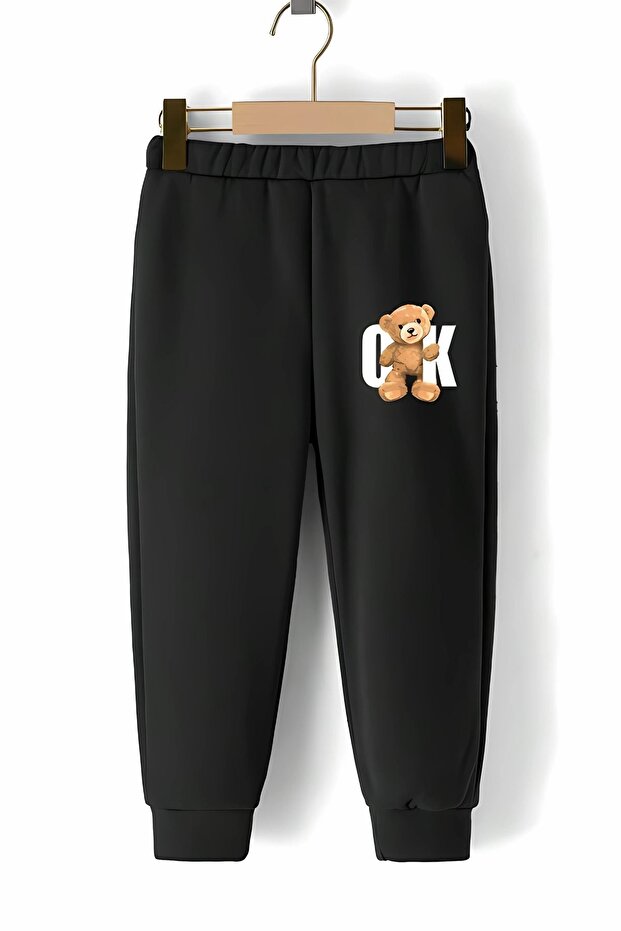 Sezónny unisexový cool detský set s kapucňou a klokaním vreckom (S PODVRECKOM NA TEPLÁKY) - 3