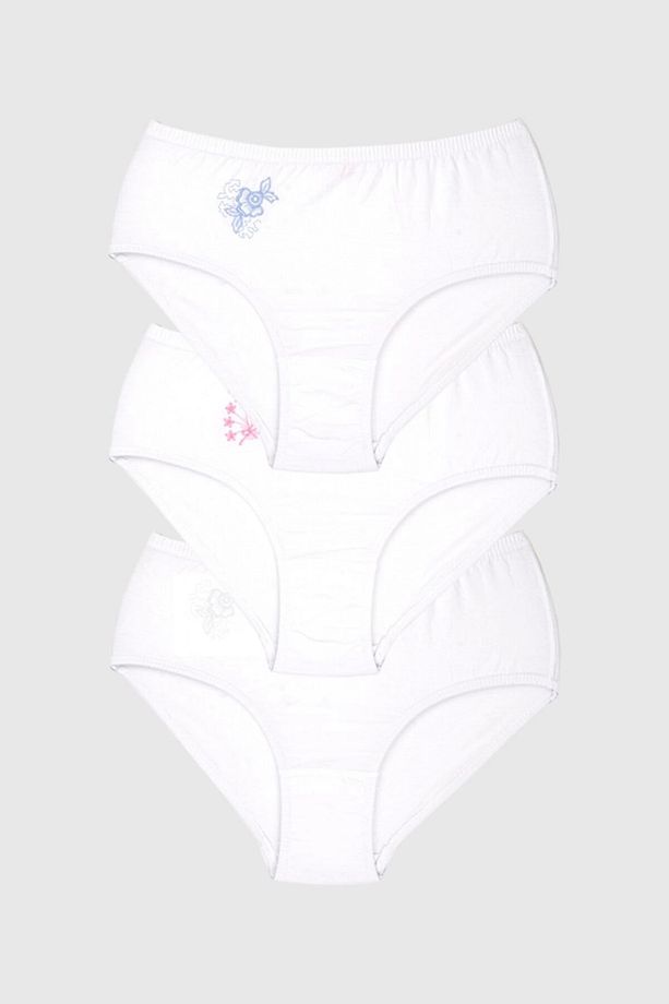 Işlemeli Bayan Külot 6'lı Paket Gkc1011 - 1