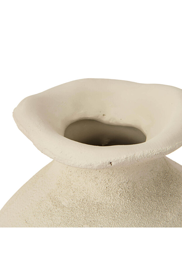 Deco Split Vazo - Krem - 27 cm - 3