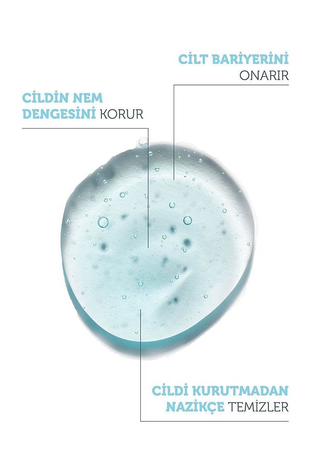 Kuru ve Karma Ciltler için Nemlendirici ve Bariyer Onarıcı Temizleme Jeli 200 ml - 3