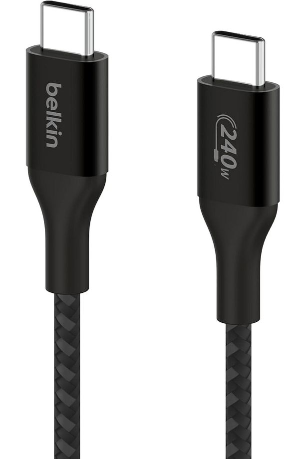 Boostcharge Örgülü Usb-c Uyumlu Hızlı Şarj Kablosu 240w Siyah 1 Metre - 1