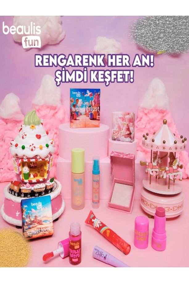 Fun Magical Fair 16'lı Far Paleti 712 Rainbow EYESHADOW PALETTE CANLI RENKLER - 3
