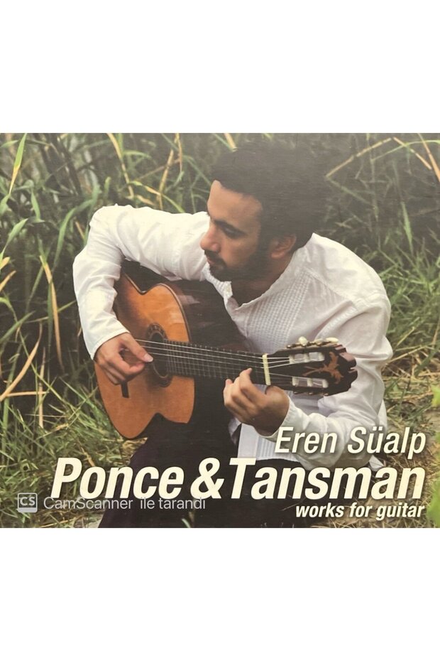 (ليس قرصًا مضغوطًا، بل قرصًا مضغوطًا) Cd Eren Süalp Ponce & Tansman Works For Guitar Cd
