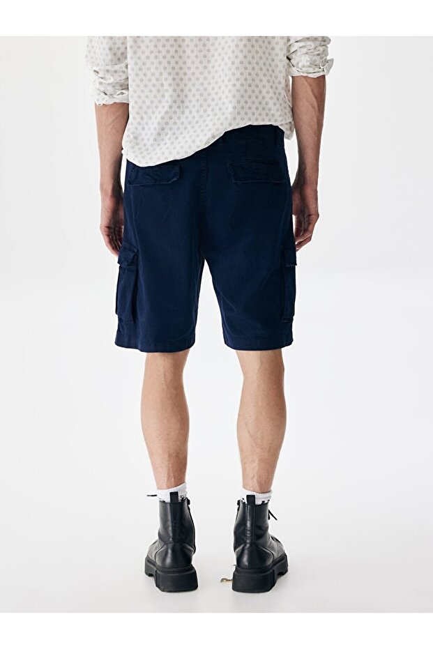 Kargo Lacivert Bermuda - 4