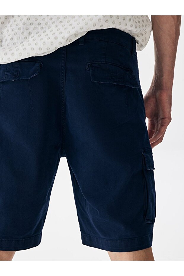 Kargo Lacivert Bermuda - 6