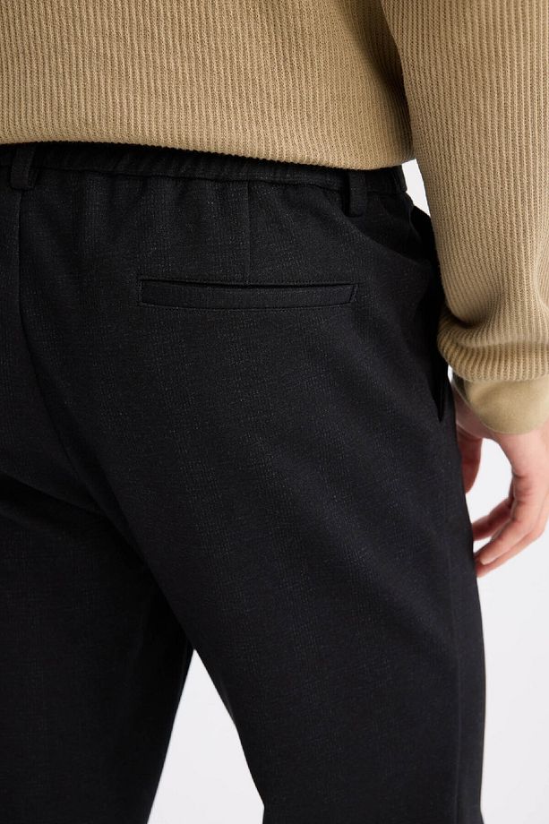 Tailored Regular Fit Normal Kesim Kumaş Pantolon Basic Düz Cepli D9081ax24wn - 7