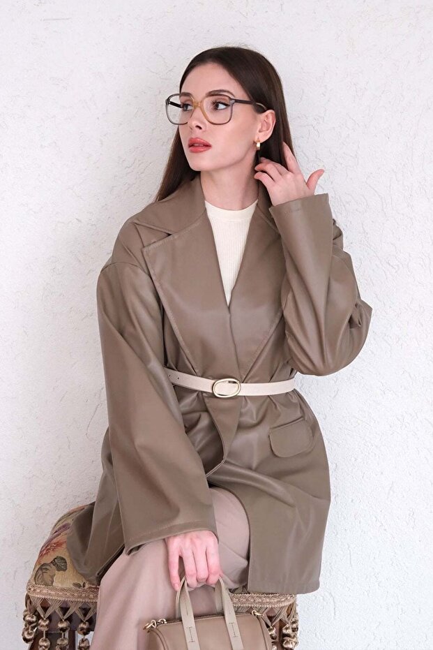 Mink Leather Jacket - 2